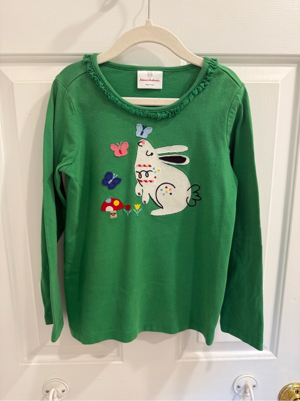 Hanna Andersson Bunny Long Sleeved Shirt
